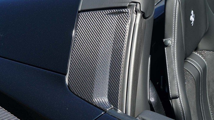 Photo of Novitec Carbon Fibre B-Pillar Cover for the Ferrari F8 Tributo/Spider - Image 2